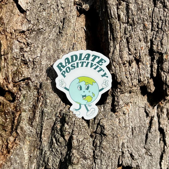 Radiate Positivity Sticker